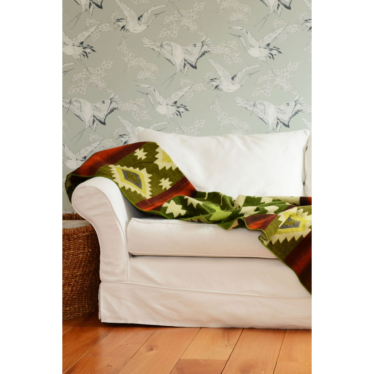 Alpaca Deken Quilotoa Green – Handmade in Ecuador