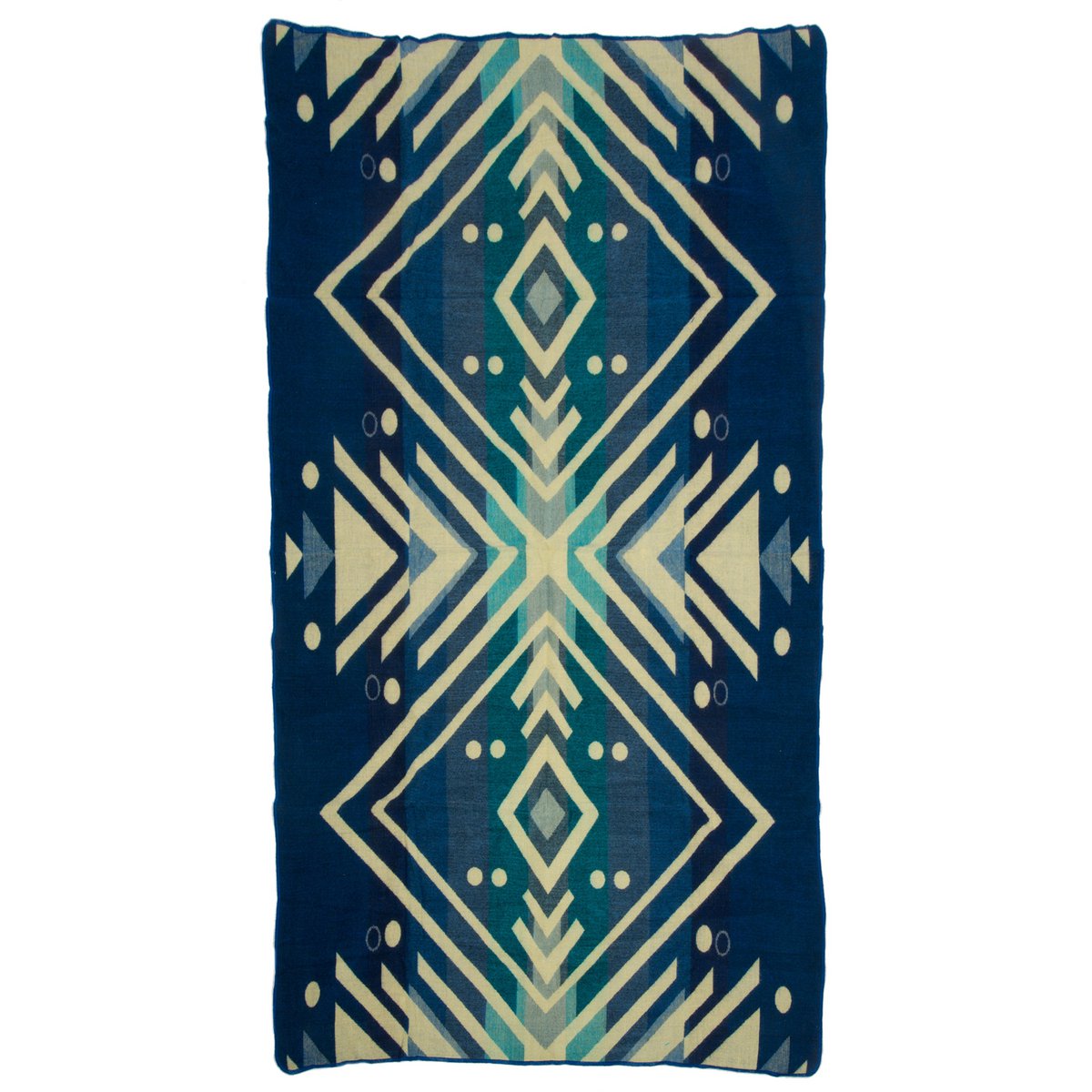 Premium Alpacawollen Mini Deken – Mini Imbabura Blue