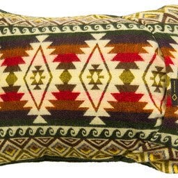 Premium Alpacawollen Kussen – Native Cayambe Green (inclusief binnenkussen)