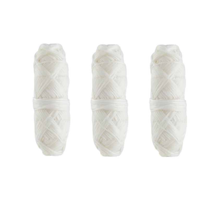 Duurzame Flosdraad Navulling – 3 x 30 Meter – 100% Organisch & Vegan