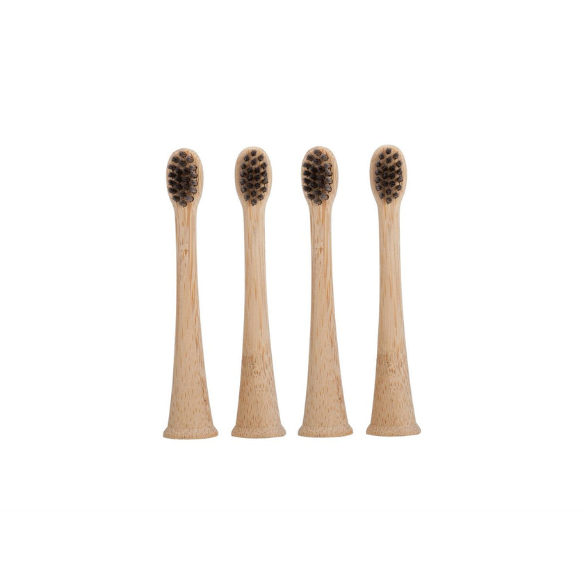 Bamboe Opzetborstels voor Philips Sonicare – Activated Charcoal – Natuurlijk Wittere Tanden