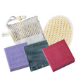 Natuurlijke Zeep Giftset – 3 Ambachtelijke Zepen met Sisal Spons & Zeepzakje