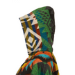 Premium Alpacawollen Poncho – Waorani Green