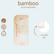 Duurzame Baby Haarverzorgingsset – 3-delige Set van Bamboe & Natuurlijk Geitenhaar