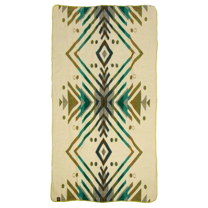 Premium Alpacawollen Mini Deken | Mini Imbabura Green