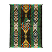 Premium Alpacawollen Poncho – Waorani Green