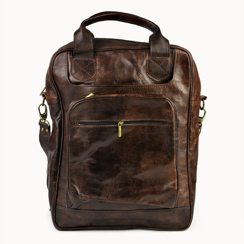 De Alles-in-één Business Nomad Tas | Handgemaakt Geitenleer