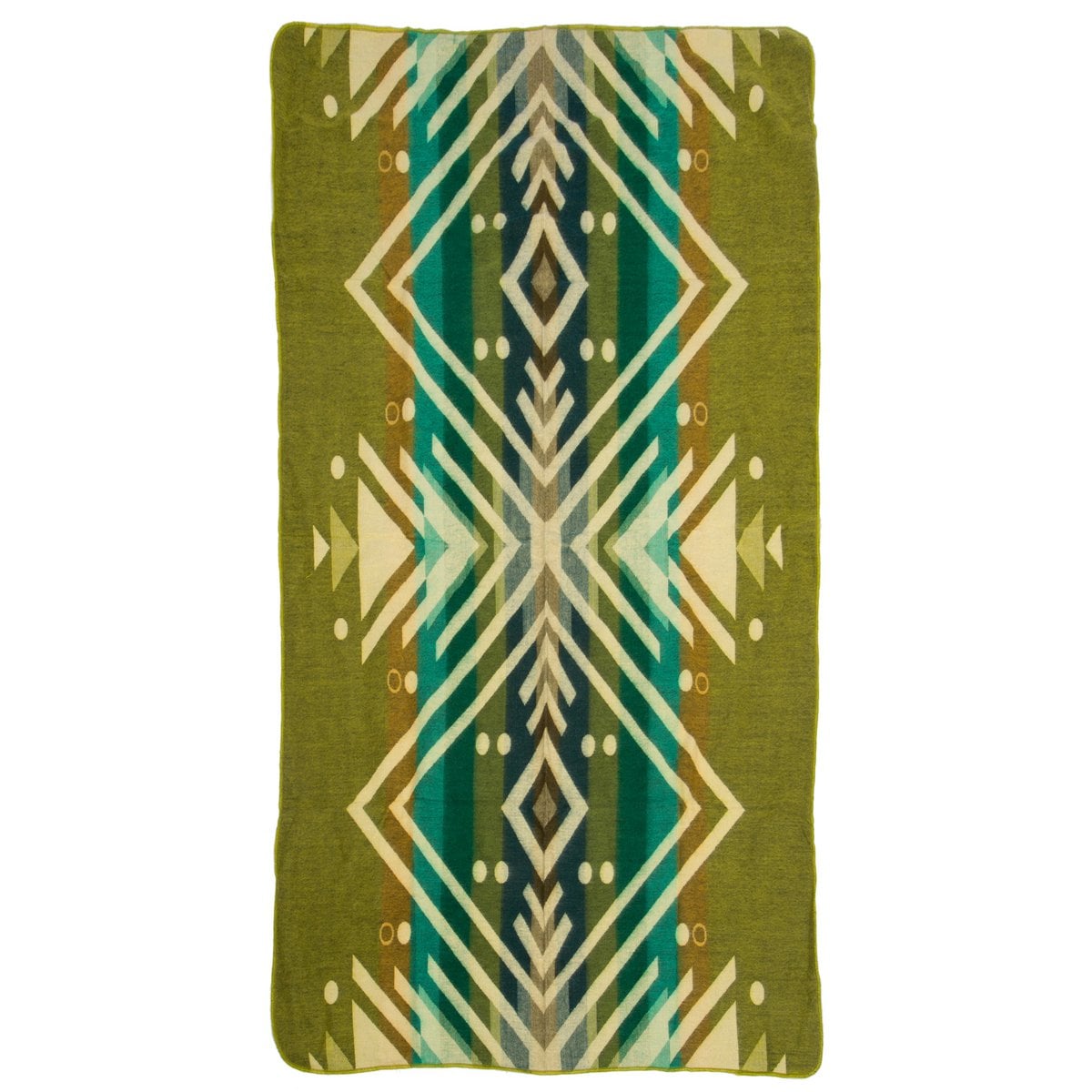 Premium Alpacawollen Mini Deken | Mini Imbabura Green