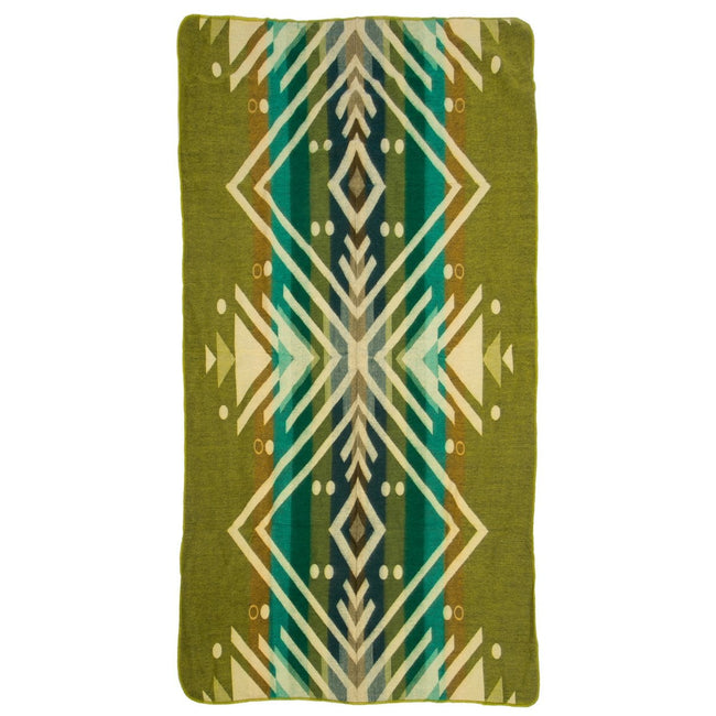 Premium Alpacawollen Mini Deken | Mini Imbabura Green