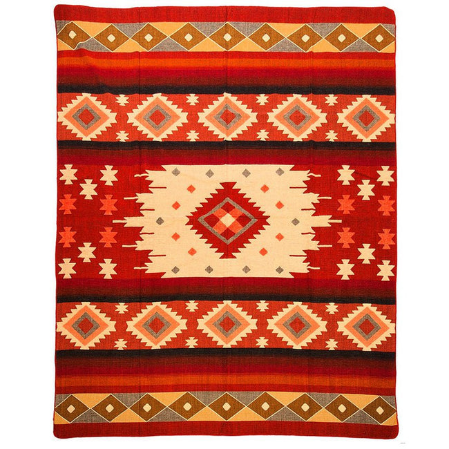 Premium Alpacawollen Deken – Quilotoa Red