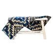 Alpaca Plaid 'Chimborazo' Zwart XL | Handgemaakte Andesdeken