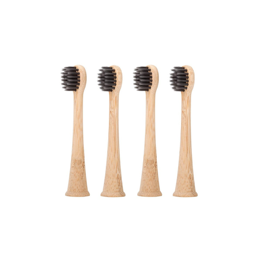 Bamboe Opzetborstels voor Philips Sonicare – Activated Charcoal – Natuurlijk Wittere Tanden