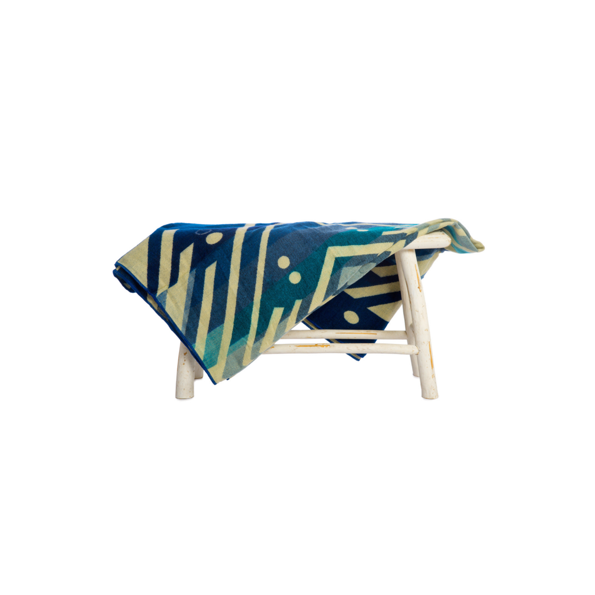 Premium Alpacawollen Mini Deken – Mini Imbabura Blue