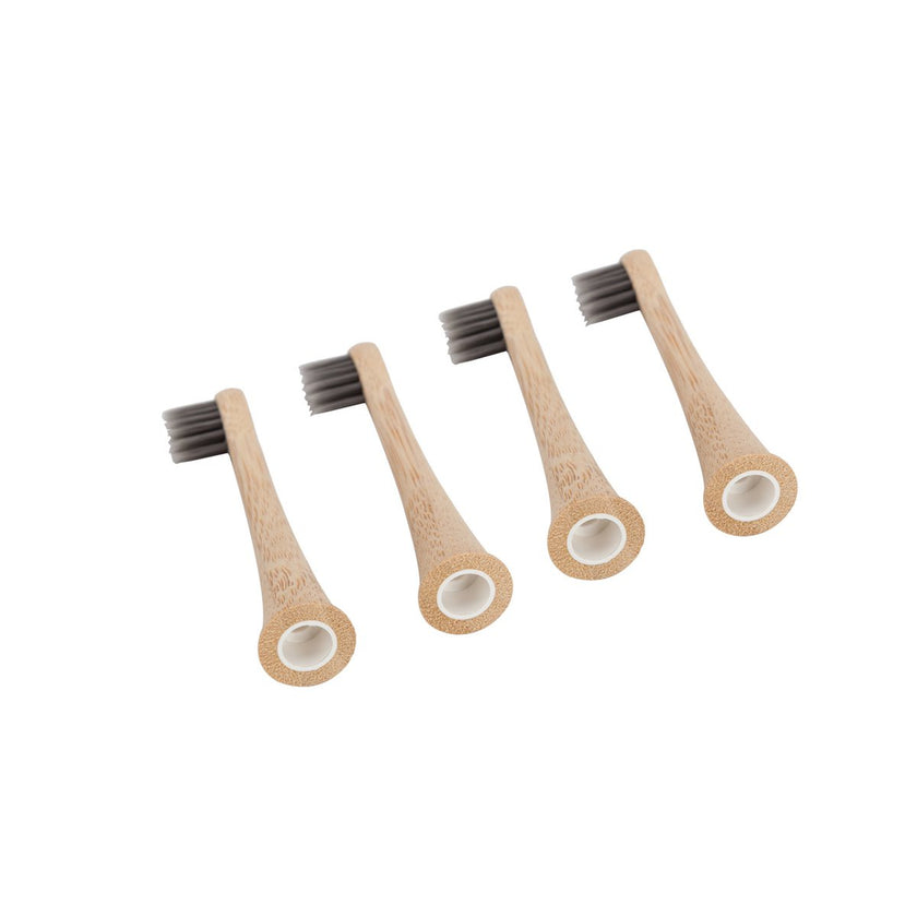 Bamboe Opzetborstels voor Philips Sonicare – Activated Charcoal – Natuurlijk Wittere Tanden
