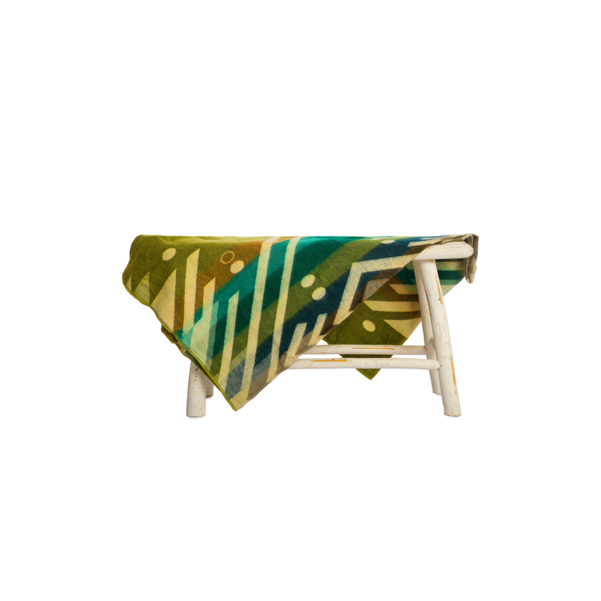 Premium Alpacawollen Mini Deken | Mini Imbabura Green