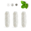 Natuurlijke Flosdraad Set – Inclusief Glazen Houder & 3 Navullingen – Vegan & Biologisch Afbreekbaar