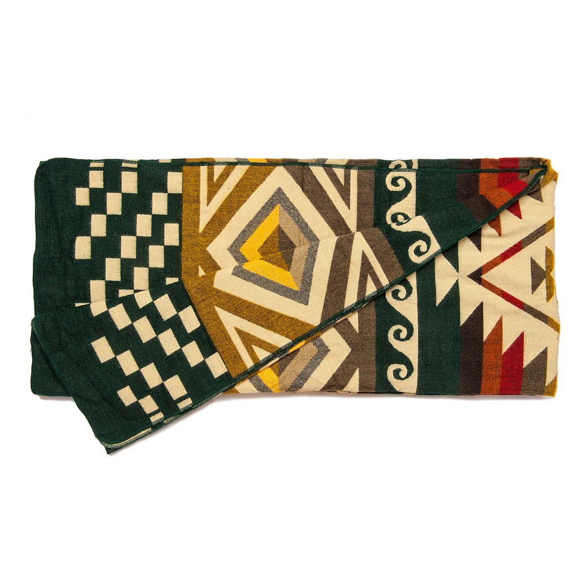 Premium Alpacawollen Deken – Cayambe Dark Green