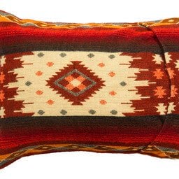 Premium Alpacawollen Kussen – Native Quilotoa Red (inclusief binnenkussen