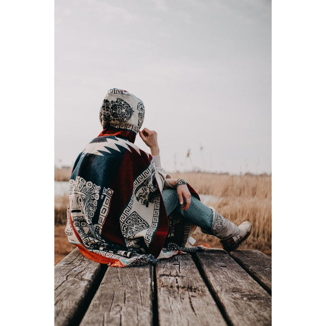 Alpaca Poncho Ecuador – Handgeweven & Superzacht