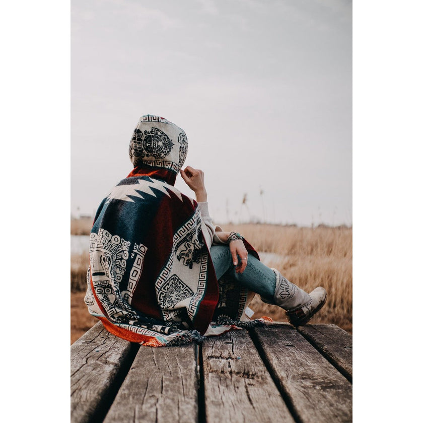 Alpaca Poncho Ecuador – Handgeweven & Superzacht