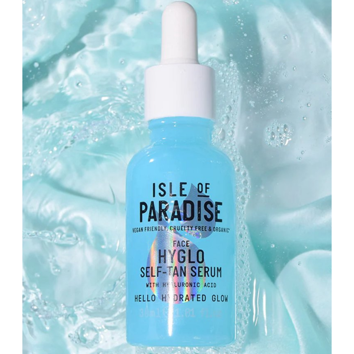 Self-Tanning Gezichtsserum 'Hyglo' – Met Hyaluronzuur & Plantaardige Oliën – Gradual Glow