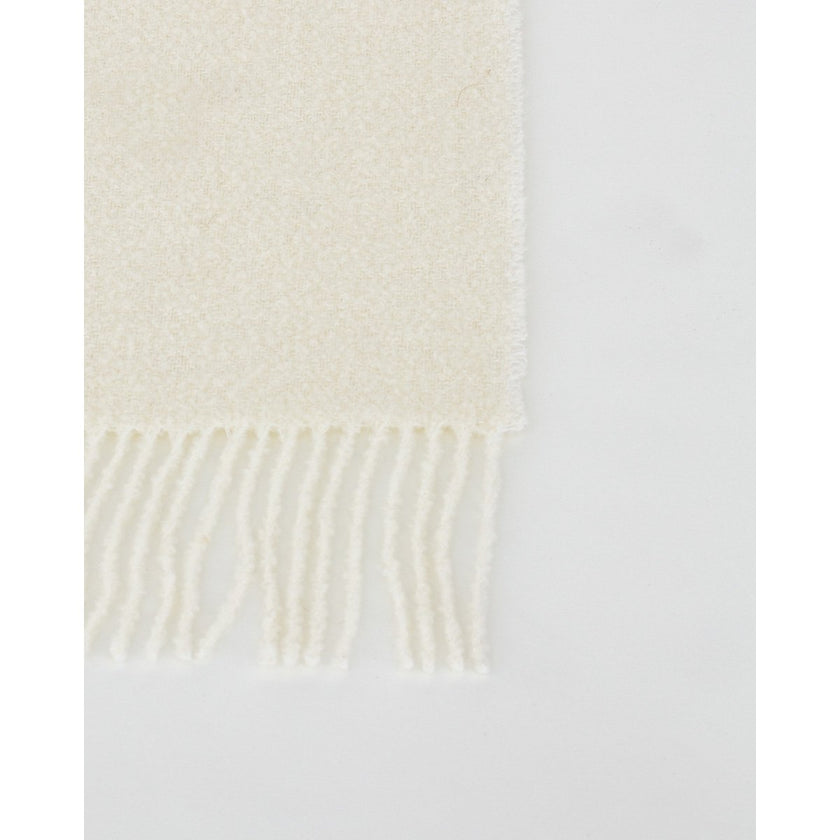 Luxe Bouclé Plaid 'Paris' – 80% Wol – Wolwit – 140x200 cm