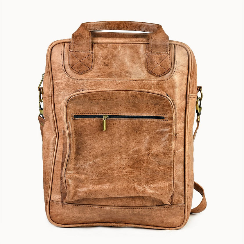 De Alles-in-één Business Nomad Tas | Handgemaakt Geitenleer