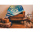 EcuaFina Premium Alpacawollen Deken | Imbabura Blauw