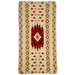 Ecuadorian alpaca mini blanketn | native blanket | Mini Quilotoa Red