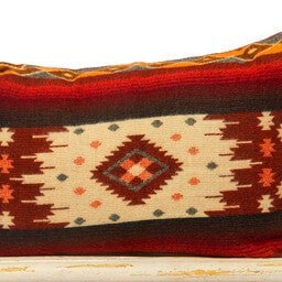 Premium Alpacawollen Kussen – Native Quilotoa Red (inclusief binnenkussen