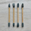 Herbruikbare Wattenstaafjes & Make-up Applicators – In Bamboe Bewaarbox – Duurzaam & Wasbaar