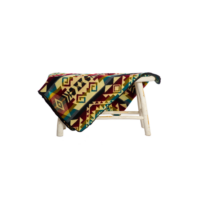 Premium Alpacawollen Mini Deken – Mini Chimborazo Multicolor