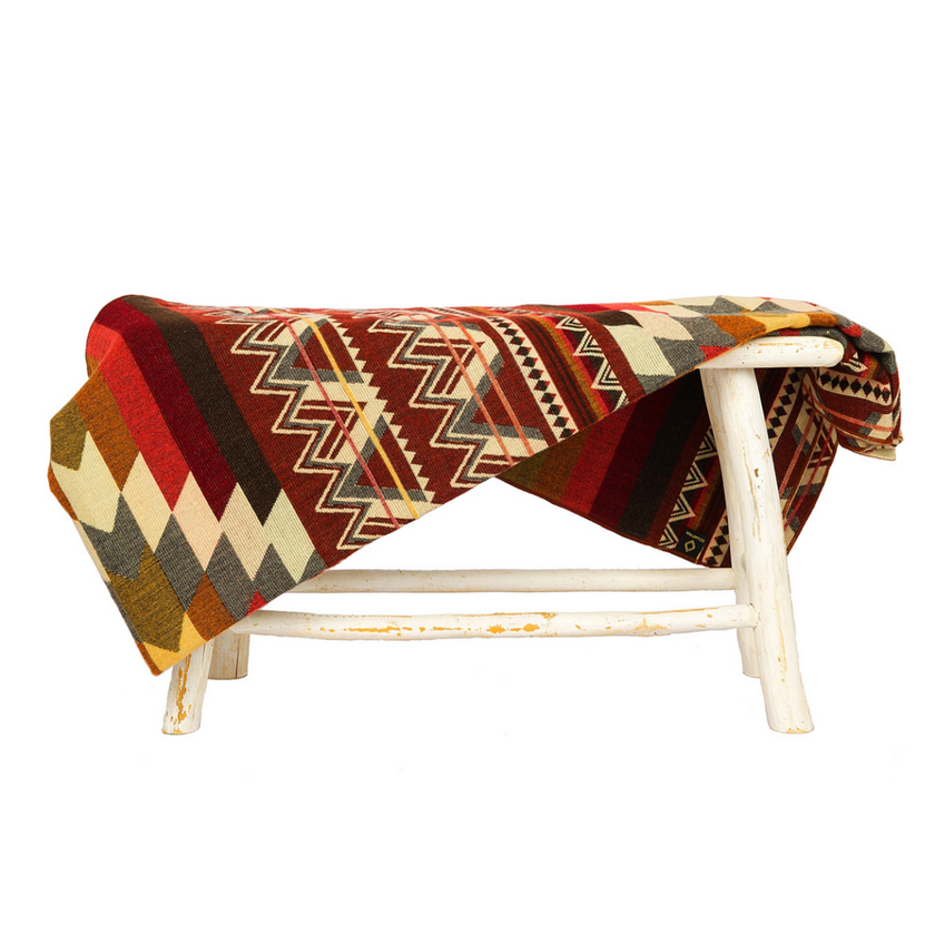 Premium Alpacawollen Deken – Antisana Orange