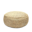 De Raffia Flores Poef - Naturel