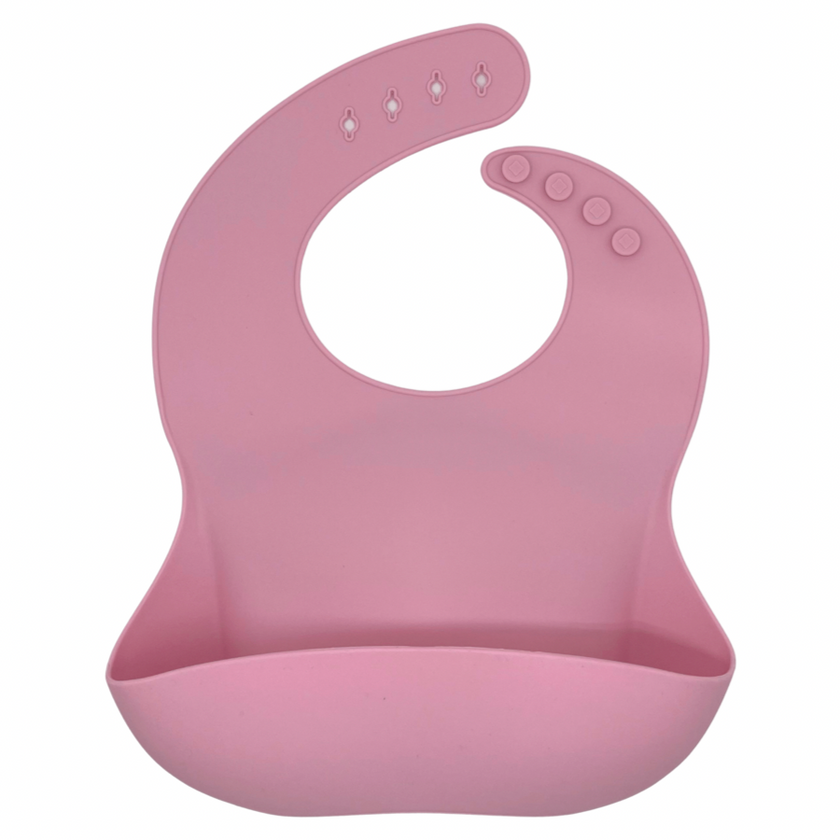 Duurzame Siliconen Slab & Bamboe Bestekset – Roze