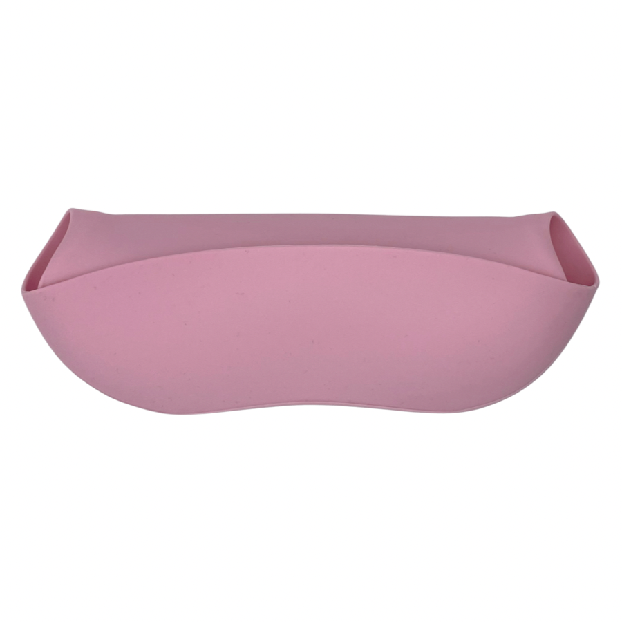 Duurzame Siliconen Slab & Bamboe Bestekset – Roze