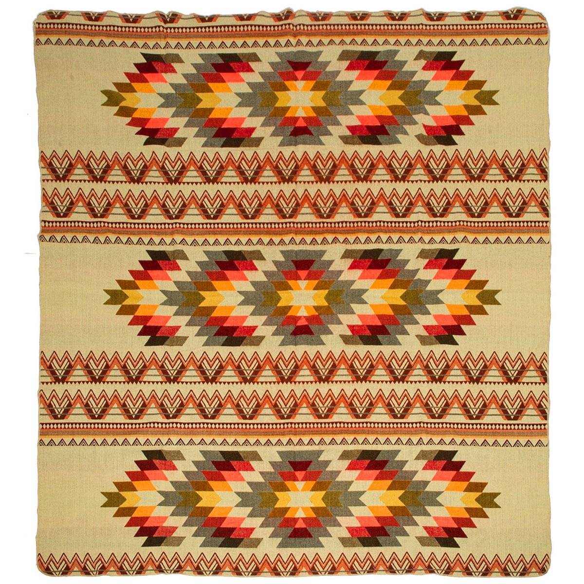 Premium Alpacawollen Deken – Antisana Orange