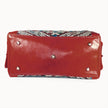 Leather bag 'Kilim S' (red)