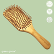 Duurzame Bamboe Massage Haarborstel – Anti-statisch & Scalp Care