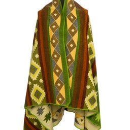 Alpacawollen Mini Deken | Mini Quilotoa Green