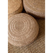 De Raffia Flores Poef - Naturel