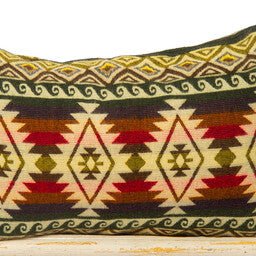 Premium Alpacawollen Kussen – Native Cayambe Green (inclusief binnenkussen)