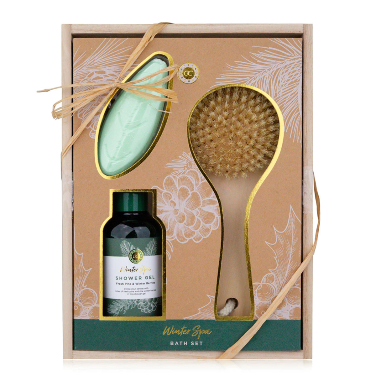 Home Spa Wellness Set – Lotus & Jojoba in Luxe Houten Giftbox